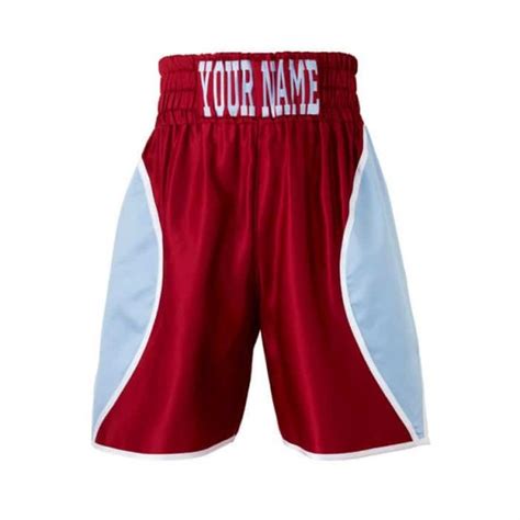 customize your own boxing trunks.